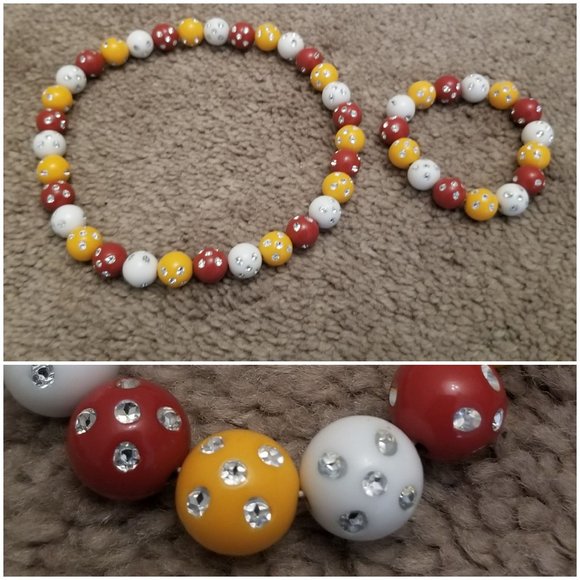 NEW - Necklace and bracelet set - Picture 1 of 4